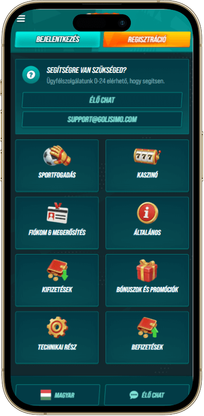 Golisimo Casino Ügyfélszolgálat